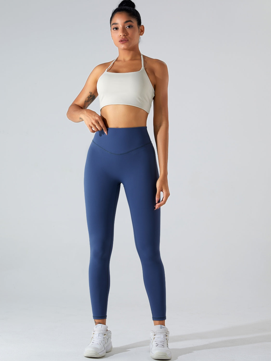 High Waist Wide Waistband Active Leggings